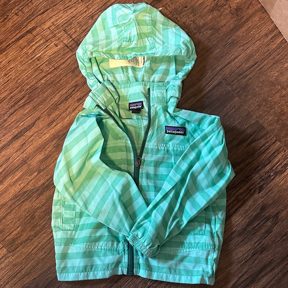 Patagonia Mint Green Checkered Jacket